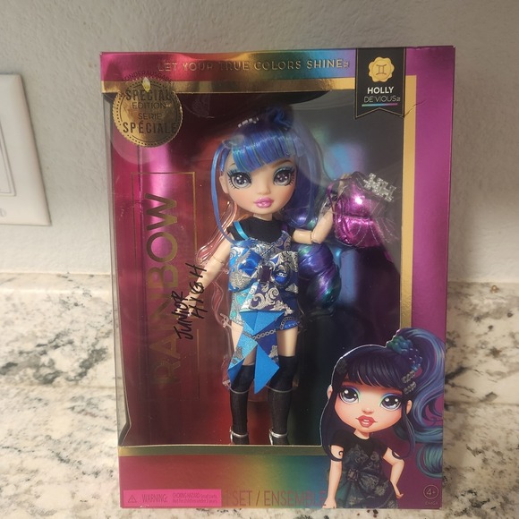 Rainbow High Junior High Special Edition Holly De'Vious Fashion Doll 9" New - Picture 4 of 9